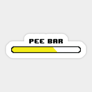 The Pee Bar (Light Colors) Sticker